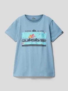 T-shirt z nadrukiem z motywem z logo model ‘TROPICAL RAINBOW’ - Koszulki dla chłopców - miniaturka - grafika 1