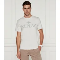 Koszulki męskie - Replay T-shirt | Regular Fit - miniaturka - grafika 1
