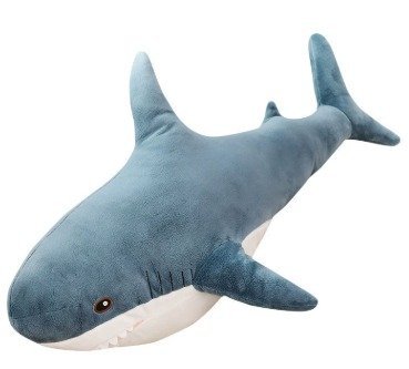 DUŻY REKIN 100CM MASKOTKA PRZYTULANKA PLUSZOWY ZABAWKA PLUSZAK PREZENT XXL