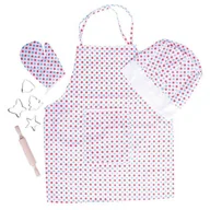 Zabawki interaktywne dla dzieci - Bigjigs Toys Zestaw kucharza w kropki - miniaturka - grafika 1