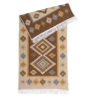 Dywany - Dywan Kilim 80 x 150 cm miód romby - miniaturka - grafika 1