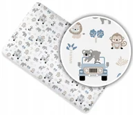 Prześcieradła dla dzieci - PRZEŚCIERADŁO BAWEŁNIANE DO ŁÓŻECZKA 160x80 WZORY! - miniaturka - grafika 1