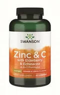 Suplementy diety - Immune Support (Cynk 15mg & C with Elderberry & Echinacea) 60 tabl. - miniaturka - grafika 1