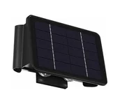 Lampy ogrodowe - LED Kinkiet solarny 4xLED/1,5W/3,7V IP54 czarny - miniaturka - grafika 1