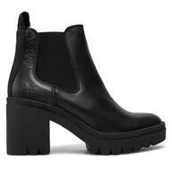 Botki damskie - Botki Fly London Topefly P144520020 Czarny - miniaturka - grafika 1