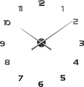 Zegary - JVD Zegar ścienny JVD HT465.7 naklejany na ścianę, szybę...czarny mat - miniaturka - grafika 1