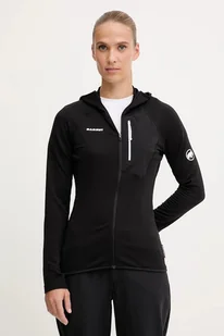 Mammut bluza outdoorowa Aenergy Light damska kolor czarny z kapturem gładka 1014.05551 - Bluzy damskie - miniaturka - grafika 1