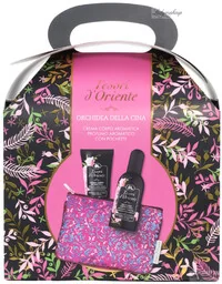 Tesori d''Oriente - Orchidea Della Cina - Zestaw prezentowy - Perfumowana woda toaletowa 100 ml + Balsam do ciała 75 ml + Kosmetyczka - Balsamy i kremy do ciała - miniaturka - grafika 1