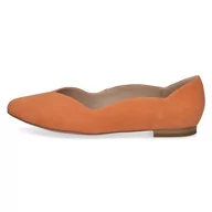 Czółenka - CAPRICE Damskie czółenka 9-22200-42, Orange Suede, 40 EU - miniaturka - grafika 1