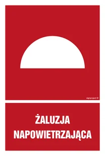 BC065 ŻALUZJA NAPOWIETRZAJĄCA, KN - FOLIA PODŁOGOWA NIEŚWIECĄCA; (200X296MM) - Systemy ekspozycyjne i znaki informacyjne - miniaturka - grafika 1