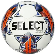 Piłka nożna - Select Futsal Master Grain FIFA Basic Ball MASTER WHT-NAV, unisex, piłki do piłki nożnej, Białe - miniaturka - grafika 1