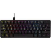 Klawiatury - Krux Qara 60% - Outemu Red - czarny - miniaturka - grafika 1