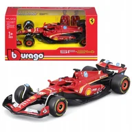 Samochody i pojazdy dla dzieci - BOLID F1 Ferrari SF-24 Imola GP 2024 Charles Leclerc 1:43 BBURAGO 18-36844 - miniaturka - grafika 1