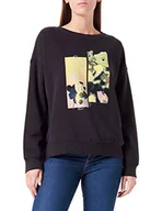 Bluzy damskie - s.Oliver Women's 2122551 Bluza damska, czarna, 46 - miniaturka - grafika 1