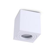 Lampy sufitowe - Kobi AQUARIUS SQUARE BIAŁA IP44 1xGU10 KPASBI KPASBI - miniaturka - grafika 1