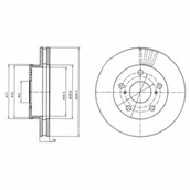 Tarcze hamulcowe - Tarcza hamulcowa DELPHI BG4181 - miniaturka - grafika 1