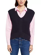 Swetry damskie - edc by ESPRIT Sweter damski, 400/granatowy., XXL - miniaturka - grafika 1
