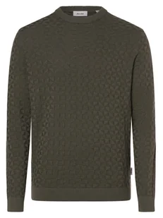 Only&Sons Męski sweter z dzianiny - ONSKalle Mężczyźni Bawełna szary|zielony jednolity, S - Swetry męskie - miniaturka - grafika 1