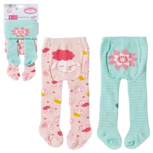 Baby Annabell Ubranko Dla Lalki Rajstopki Dwie Pary Owieczki + Kwiat - Akcesoria dla lalek - miniaturka - grafika 1