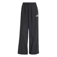 Spodnie rowerowe - adidas Kobiety ESSENTIALS 3-STRIPES LIFESTYLE WOVEN PARACHUTE PANTS, Black/White, L - miniaturka - grafika 1