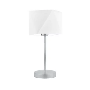 Lysne lampa stołowa biało-złota WUHU lampka nocna abażur diament ze złotym środkiem do sypialni - Lampy stojące - miniaturka - grafika 1