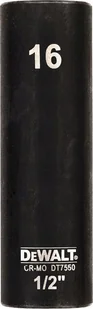 Dewalt nasadka 16mm 1/2c impact socket deep - Klucze i nasadki - miniaturka - grafika 1