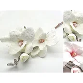 Ozdoby bożonarodzeniowe - Magnolia ośnieżona 50 cm mix - miniaturka - grafika 1