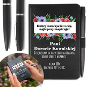 Notesy i bloczki - NOTES A6 + DŁUGOPIS Prezent na DZIEŃ NAUCZYCIELA - miniaturka - grafika 1
