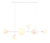 Lampy sufitowe - Dione lampa wisząca na listwie biała szklane klosze kule 1092K_2 Aldex - miniaturka - grafika 1