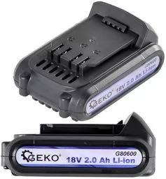 Geko Bateria akumulatorowa 18V 2Ah akumulator Li-ion G80600 - Pozostałe wyposażenie warsztatu - miniaturka - grafika 1