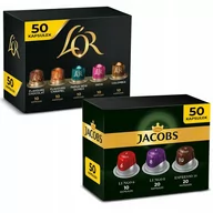 Kawa w kapsułkach i saszetkach - Kapsułki do Nespresso L'OR i Jacobs do Nespresso 100 szt. - miniaturka - grafika 1