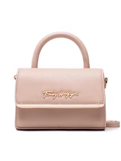 Torebki damskie - Tommy Hilfiger Torebka Tommy Modern Mini Bar Bag AW0AW11090 Beżowy - grafika 1