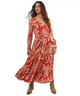 Sukienki - Joe Browns Damska sukienka Paisley Boho Babe codzienna noc, czerwona, 8 - miniaturka - grafika 1