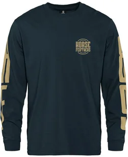 t-shirt HORSEFEATHERS TALL TYPO LS T-SHIRT Pond - Koszulki męskie - miniaturka - grafika 1