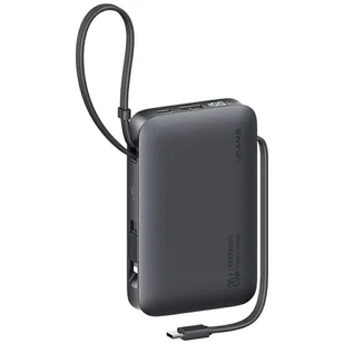 Powerbank USAMS XR Series CD228 10000mAh 20W + kabel USB-C/Lightning czarny - Powerbanki - miniaturka - grafika 1