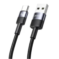 Kable USB - Kabel USB - USB-C USAMS SJ718 60W 1.2 m Stalowy - miniaturka - grafika 1