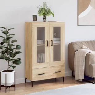 Wysoka szafka, dąb sonoma, 69,5x31x115 cm Lumarko! - Szafki do salonu Wysoka szafka, dąb sonoma, 69,5x31x115 cm Lumarko! - Szafki do salonu - miniaturka - grafika 1