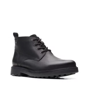 Clarks Chard Mid Gore-Tex [black oily leather] - rozmiar 41 - Półbuty męskie - miniaturka - grafika 1