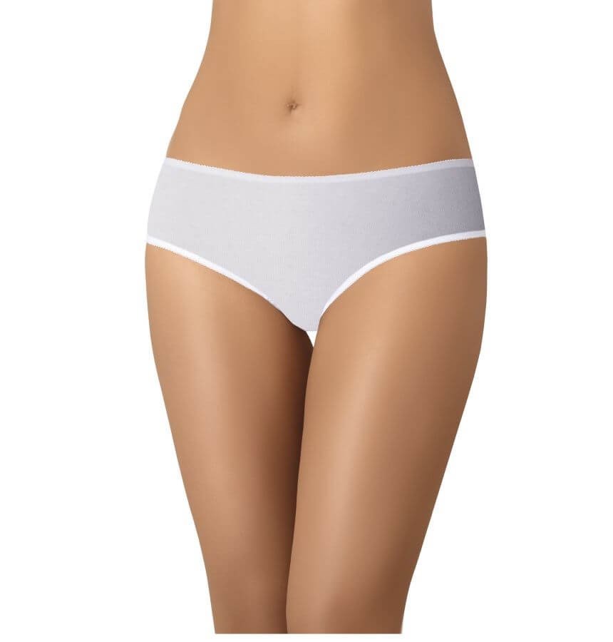 Majtki bawełniane koronkowe Katie białe, Teyli