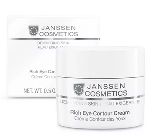 Janssen Cosmetics Cosmetics Rich Eye Contour Cream Odżywczy krem na okolicę oczu 15 ml - Kosmetyki pod oczy - miniaturka - grafika 1