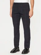 Spodnie męskie - Tommy Hilfiger Chinosy MW0MW37726 Granatowy Tapered Fit - miniaturka - grafika 1
