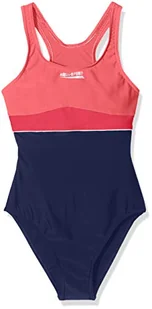 Aqua-Speed Dziewczęce Emily kostium kąpielowy dla dziewczynek Granatowy/koralowy/malinowy 140 - Stroje kąpielowe - miniaturka - grafika 1