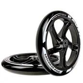 Akcesoria do skatingu - Kółka do hulajnogi RAVEN Estelle Black 200mm 2szt - miniaturka - grafika 1