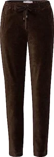 Raphaela by Brax Damskie spodnie Leni Velvet Jersey Corduroy, brązowe, 38K - Spodnie damskie - miniaturka - grafika 1