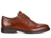 Półbuty męskie - ECCO LISBON Półbuty męskie brązowe skórzane 41 - miniaturka - grafika 1