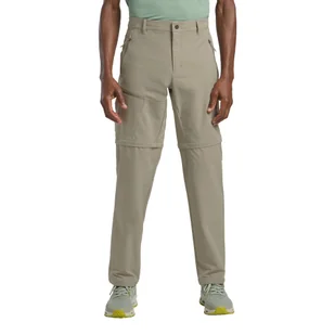 Męskie spodnie trekkingowe Jack Wolfskin PICO TRAIL ZIP OFF PANTS M stone - 46R - Odzież trekkingowa męska - miniaturka - grafika 1