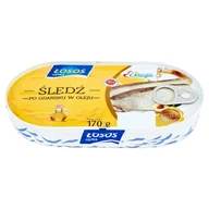 Konserwy i dania rybne - Łosoś Śledź po gdańsku w oleju 170 g Ustka - miniaturka - grafika 1