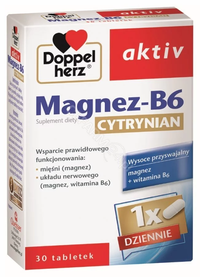 Queisser Pharma GMBH & CO. Doppelherz Aktiv Magnez-B6 Forte 400 x30 ID-5189
