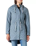 Płaszcze damskie - Schmuddelwedda płaszcz przejściowy damski 34318591, szary/niebieski, XL - miniaturka - grafika 1