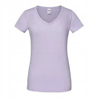Koszulki i topy damskie - Koszulka Damska Iconic V-Neck Soft Lavender r. M - miniaturka - grafika 1